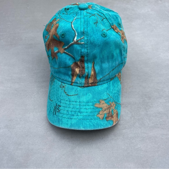 Realtree Accessories - Blue Real Tree Camo Hat